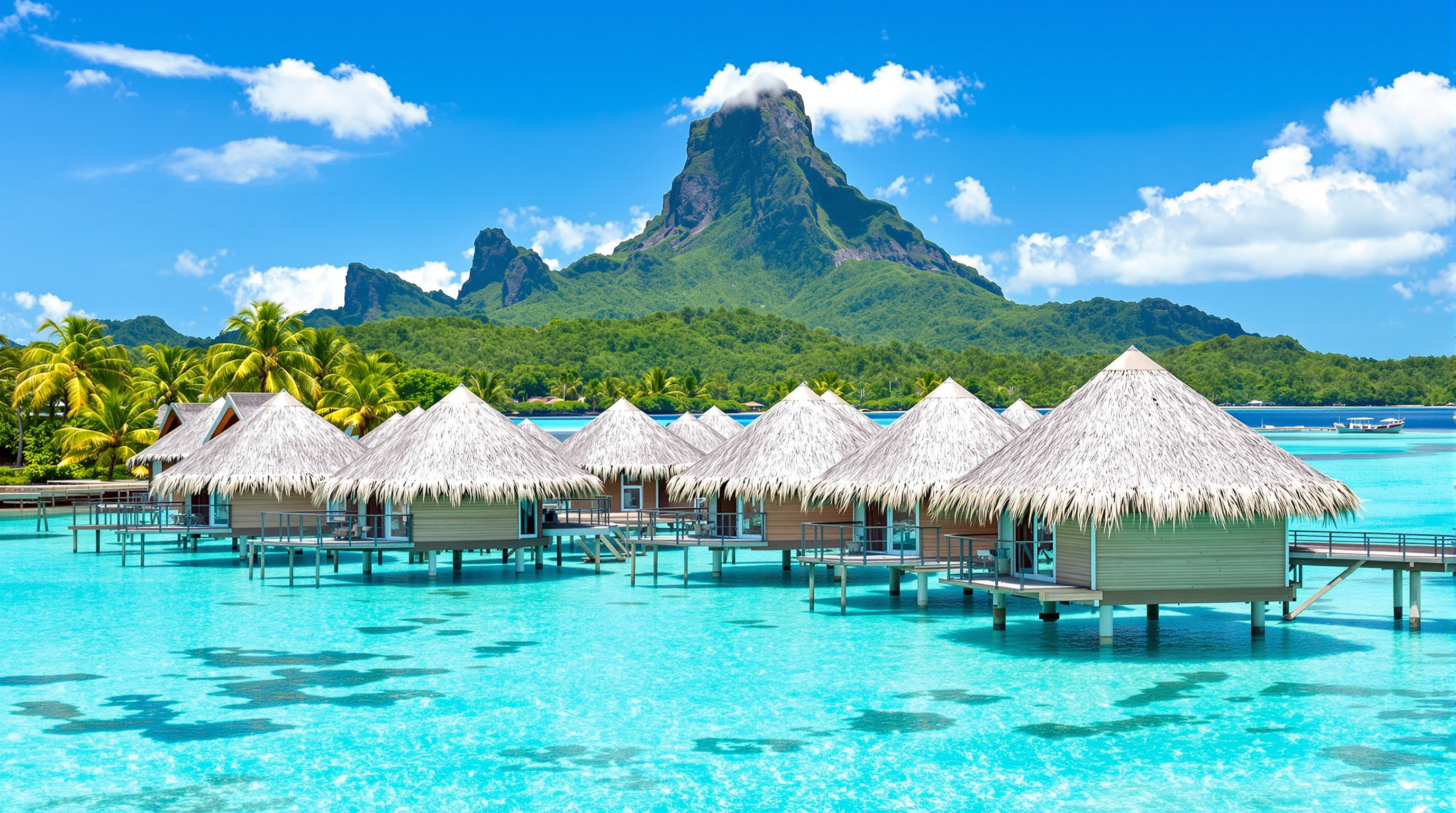 Bora Bora overwater bungalows