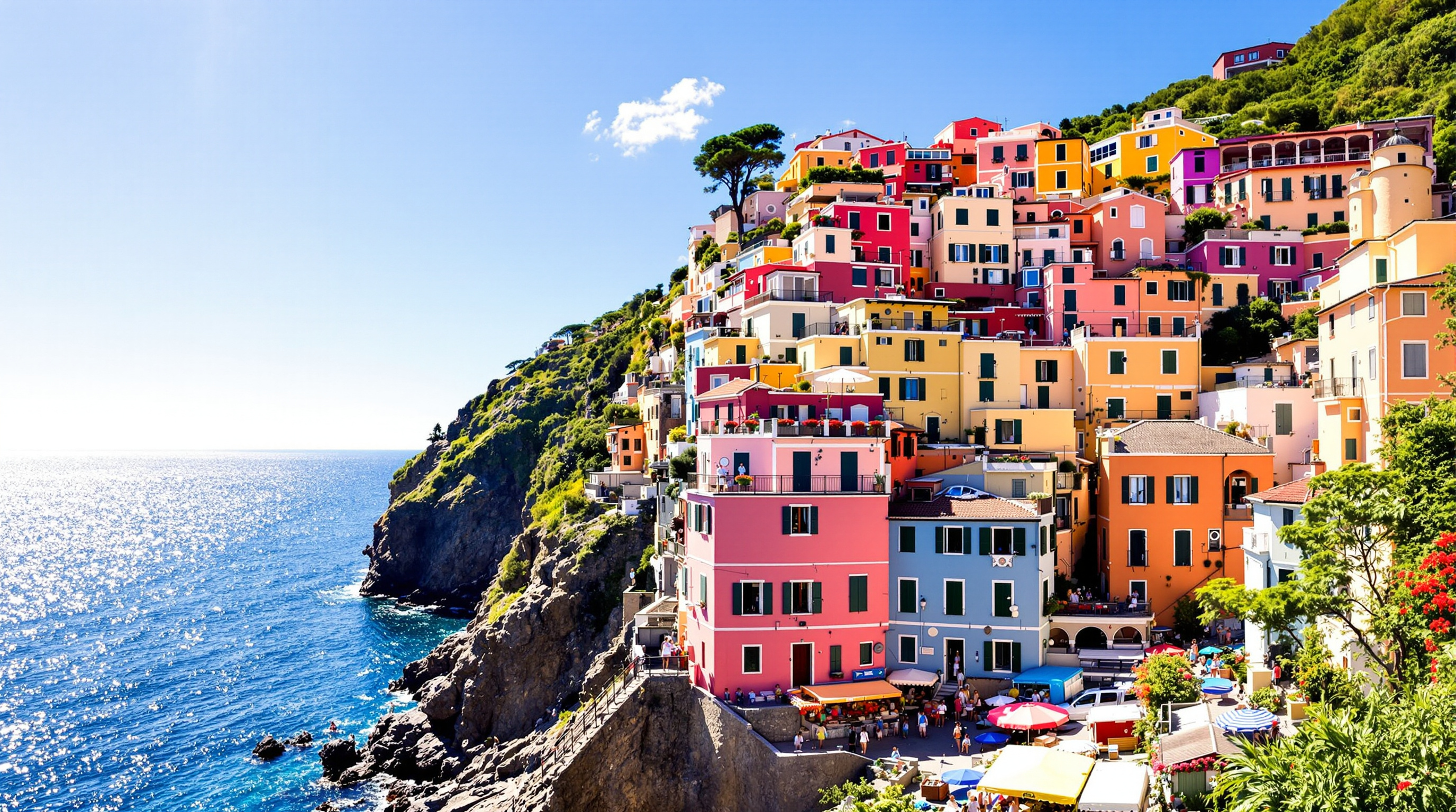 Cinque Terre colorful coastal village